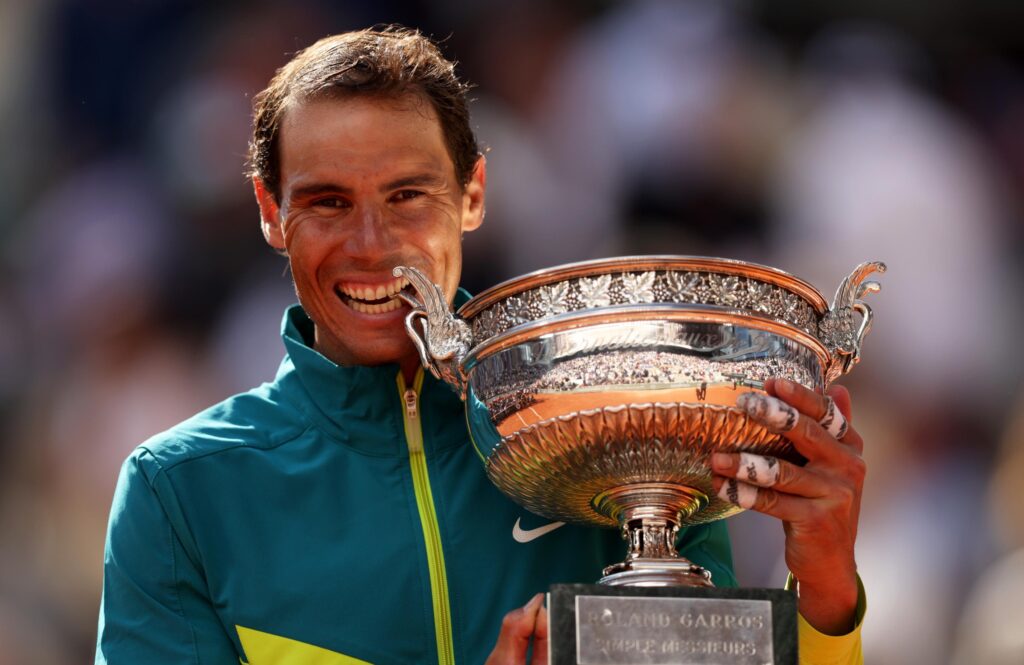 Nadal and His French Open Trophy