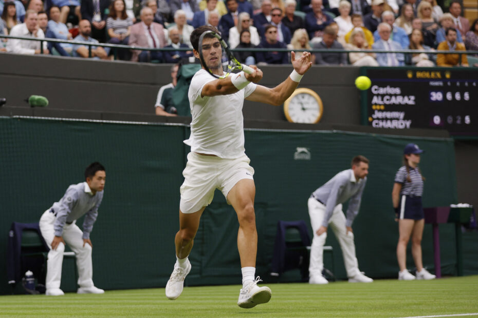 Alcaraz Returning Wimbledon Match Versus France's Jeremy Chardy