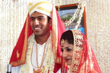 Rohan Bopanna and Wife Supriya Annaiah at Wedding Ceremony