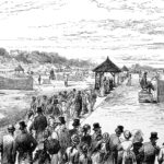 Contemporary Engraving Of The First Wimbledon Championships in 1887