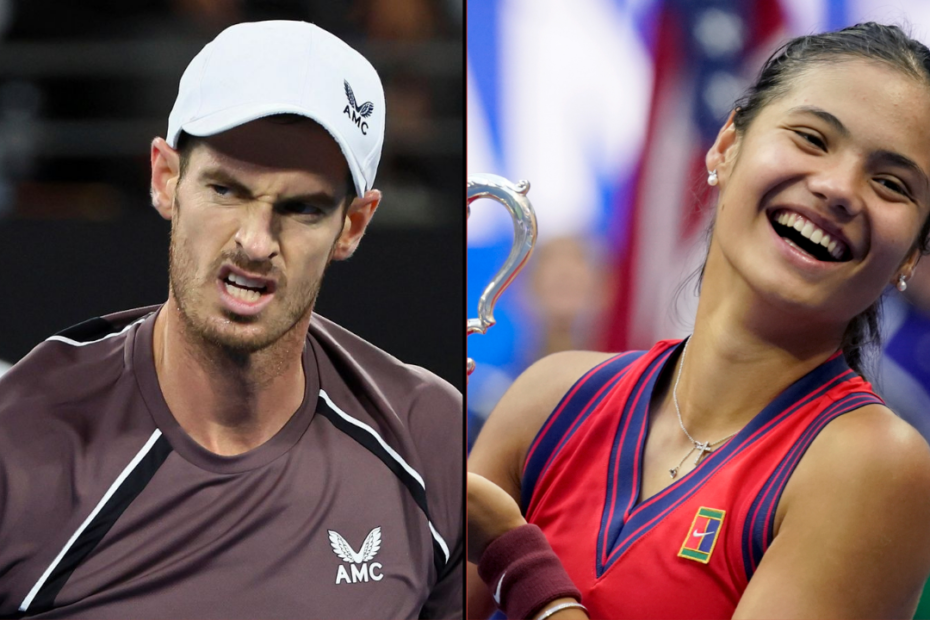 Andy Murray and Emma Raducanu Wimbledon 2024