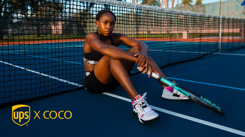 Coco Gauff in UPS Brand Deal