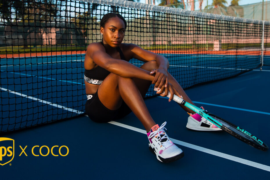 Coco Gauff in UPS Brand Deal