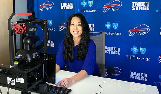 Kim Pegula During Work With the Buffalo Bills