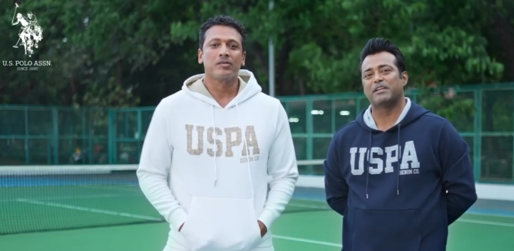 Mahesh Bhupathi and Leander Paes in U.S. Polo ASSN Partnership Video