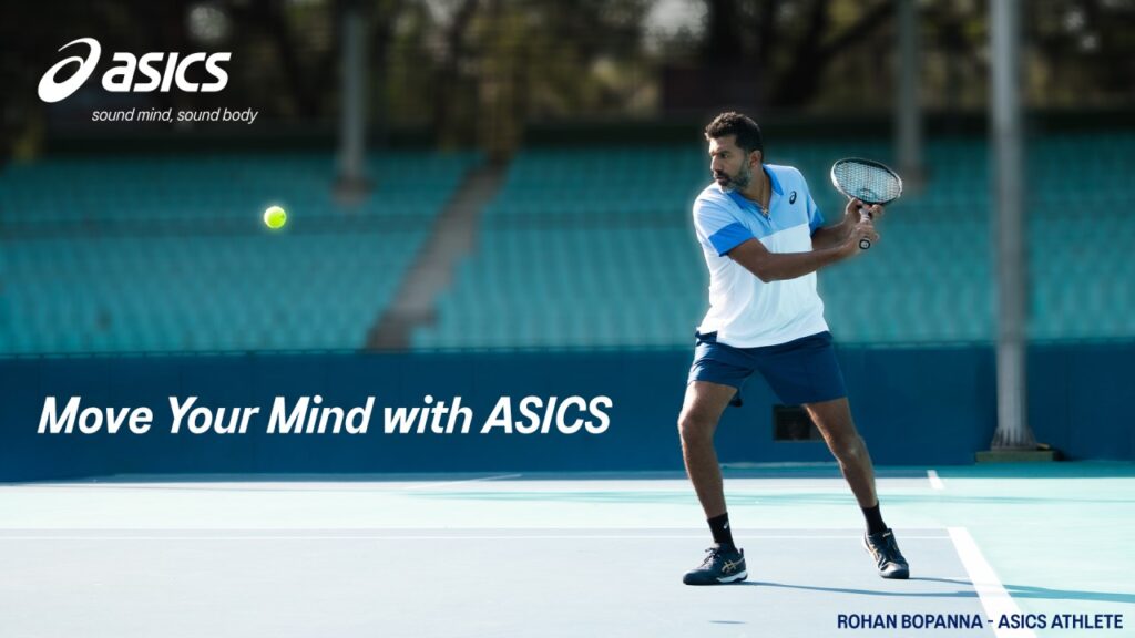 Rohan Bopanna in sponsored content for Asics